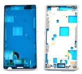 Корпус (Рамка, средняя часть) Sony Xperia Z3 compact D5803 M55W white с заглушками